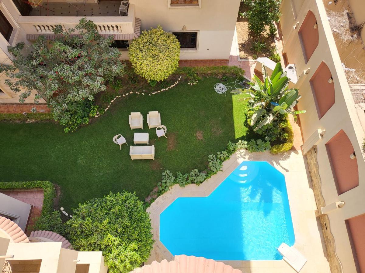 Lovely One-Bedroom Condo With Garden View Kairo Exteriör bild